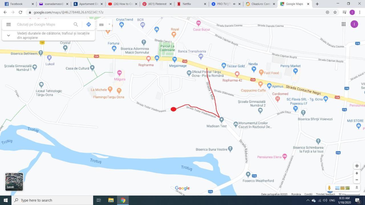 Апартаменты Apartament Elefant Tg. Ocna Тыргу-Окна Экстерьер фото